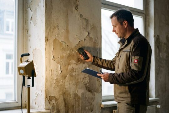 Gefährliche Risse in der Wand